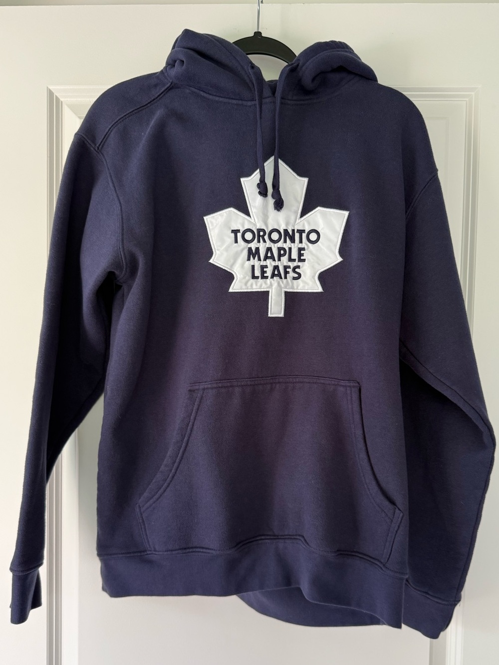 NHL Navy Hoodie with White Toronto Maple Leafs Logo